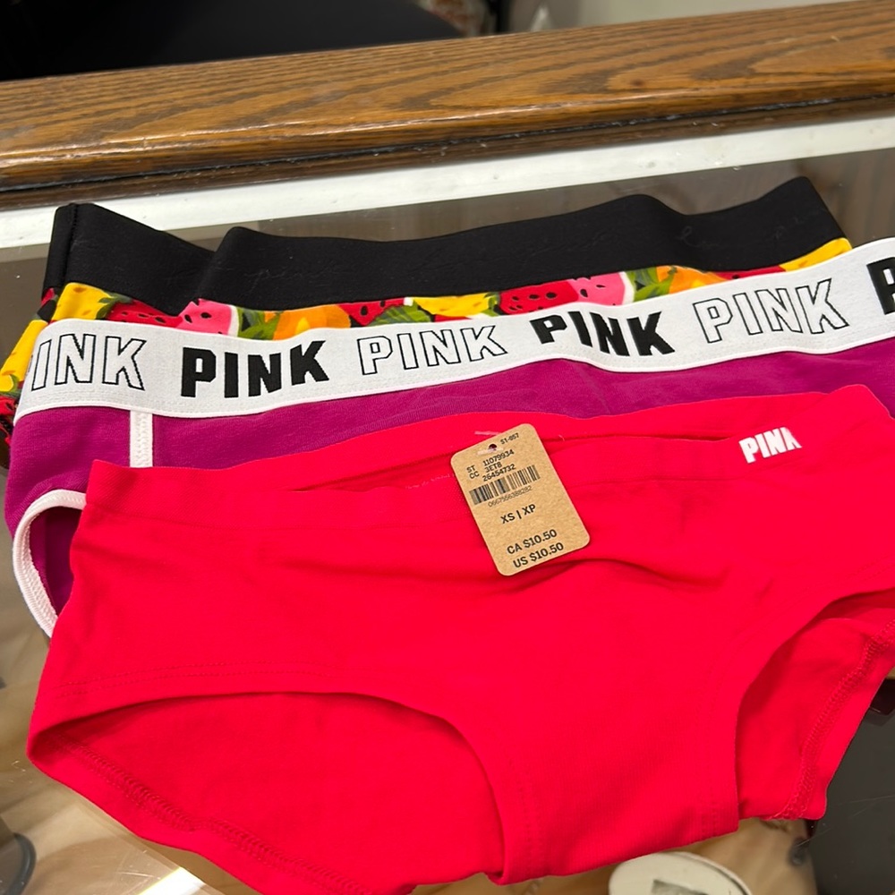 pink victoria secret panties